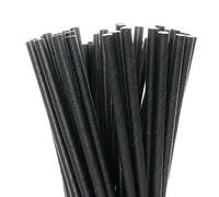 We Can Source It Ltd - Black Paper Straws 100% Biodegradable, Compostable, Eco-Friendly Disposable Drinking Straws 8inch (20cm) - 5000-Pack