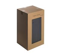 We Can Source It Ltd - Black Paper Straws - 100% Biodegradable, Compostable, Eco-Friendly Disposable - for Cocktails, Tumblers - Drinking, Party - 8inch/200mm (2000)