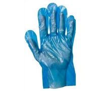 We Can Source It Ltd Blue Pe Disposable Food Safe Gloves Textured Grip For Catering Food Handling Cleaning One Size Pack 100 Value