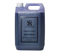 We Can Source It Ltd - Body Wash Bergamot & Jasmine By Syson & Ball - 5 Litre Bottle - with 30ml Pelican Dosing Pump