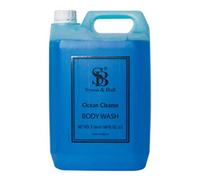 We Can Source It Ltd - Body Wash Ocean Cleanse by Syson & Ball with 30ml Pelican Dosing Pump - Gentle Natural Body Cleanser for All Skin Types - Ideal for Home, Spa and Professional Use - 5 Litre