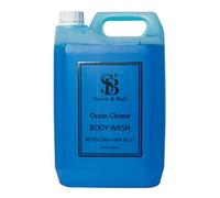 We Can Source It Ltd - Body Wash Ocean Cleanse by Syson & Ball with 30ml Pelican Dosing Pump - Gentle Natural Body Cleanser for All Skin Types - Ideal for Home, Spa and Professional Use - 5 Litre