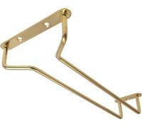 We Can Source It Ltd - Brass Wine Glass Hanger Rack - 24 inch Under-Shelf Stemware Holder Space-Saving Bar & Kitchen Storage - Organiser for Goblets in Home, Bar & Restaurant Use