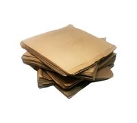 We Can Source It Ltd - Brown Kraft Paper Bags 8.5"x8.5" with Flat Design - Ideal for Food, Sandwiches, and Groceries - Strong, Reusable, and Easy to Open Packaging - Pack of 200
