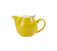 We Can Source It Ltd Ceramic Teapot 350ml Pack of 6, Porcelain Limon Tea Pot, 12.25oz Small Teapot for Loose Leaf & Tea Bags for Home, Café & Restaurant Use - Dishwasher Safe