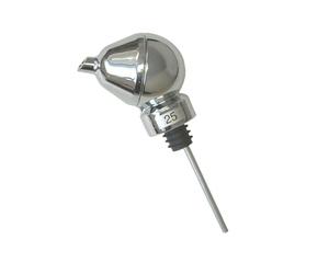 We Can Source It Ltd - Chrome Plated Aquaflow Ball Measuring Pourers 25ml - Accurate Spirit Measures for Bars - Easy Pouring for Restaurants and Catering - Durable and Modern Design - Pack of 1