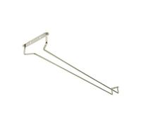 We Can Source It Ltd - Chrome Wine Glass Hanger - Glassware Storage Holder Bar Rail Rack 24"