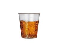 We Can Source It Ltd - Clear Plastic Shot Glasses 25ml with UKCA/CEUKCI Mark - Drink Cups for Parties, Bars and Events - Reusable and Microwave Safe - Ideal for Indoor or Outdoor Use - Pack of 100