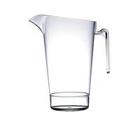 We Can Source It Ltd - Clear Polycarbonate Elite In2stax 4 Pint/2.2L Jug no Lid - Virtually Unbreakable - Pack of 1