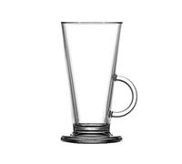 We Can Source It Ltd - Clear Polycarbonate Elite Latte Cup 8oz with Break Resistant Design - Ideal for Coffee Shops, Cafes, and Home Use - Lightweight and Virtually Unbreakable - Pack of 4