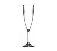We Can Source It Ltd - Clear Polycarbonate Elite Premium Champ Flute - Virtually Unbreakable - Pack of 12