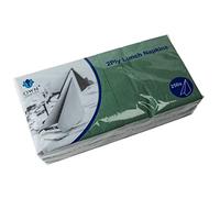We Can Source It Ltd - Dark Green 33cm 2-Ply Lunch Napkins - Absorbent Paper Napkins with 4-Fold Square Design - Ideal for Catering, and Events - Strong and Disposable 2000 Napkin (8 Pack)