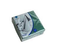 We Can Source It Ltd - Dark Green Paper Napkins 40cm 4 Fold with Soft Linen Feel - Luxury Table Napkins for Dining, Weddings and Events - Strong and Absorbent Design - 50 Napkin (1 Packs)