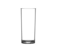 We Can Source It Ltd - Elite Clear Polycarbonate Hiball Glasses 10oz - Virtually Unbreakable Plastic Drinking Tumblers - Reusable Bar Glasses for Home, Pub, Restaurant, Catering & Events - Pack of 4