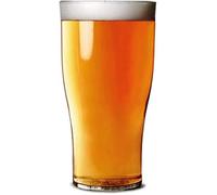 We Can Source It Ltd - Elite Polycarbonate Tulip Pint Tumblers CE Marked 20oz / 568ml Pack of 48 | Reusable Plastic Beer Glasses with Nucleated Base | Clear Pint Cups for Bars & Events