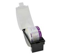 We Can Source It Ltd - Food Allergy Allergen Warning Day Dot Labels 500 Per Roll with Plastic Dispenser - Freezer Safe Stock Rotation Food Safety Stickers for Catering, Restaurant, Hotel and Kitchen