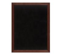We Can Source It Ltd Framed Blackboard 60cm x 80cm Wall Mounted Large Chalkboard for Kitchen, Restaurants, School and Office, Brown Wood Frame Chalk Board