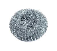 We Can Source It Ltd - Galvanised Metal Scourers Durable Alloy Steel Pot Scrubbers - Reusable Heavy Duty Cleaning Power for Grills, BBQs, Pots, Pans, Kitchen & Catering Use - Pack of 10 x 40g