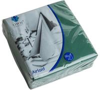 We Can Source It Ltd - Green Paper Napkins 40cm 8 Fold with Soft Linen Feel - Luxury Table Napkins for Dining, Weddings and Events - Strong and Absorbent Design - 100 Napkin (2 Packs)