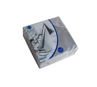 We Can Source It Ltd - Grey Paper Napkins 40cm 8 Fold with Soft Linen Feel - Luxury Table Napkins for Dining, Weddings and Events - Strong and Absorbent Design - 50 Napkin (1 Packs)
