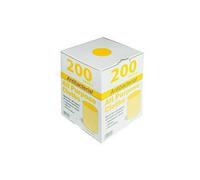 We Can Source It Ltd - Sheet J Type Antibacterial Cleaning Cloth Roll with Easy Dispenser Box - Multi-Purpose Surface Wipes for Catering, Kitchen, and Commercial Cleaning - Yellow - Pack of 200