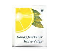We Can Source It Ltd - Lemon Fresh Handy Wet Hand Wipes with Resealable Pack for Quick Cleaning - Travel, Takeaway, Parties, Camping, Outdoor Use - Convenient Disposable Wipes - Pack of 50