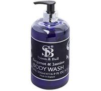 We Can Source It Ltd - Liquid Bergamot & Jasmine Body Wash 500ml with Pump Dispenser - Ideal for Daily Cleansing - Suitable for Home Bathroom and Workplace Use - Fresh Scent and Easy Application