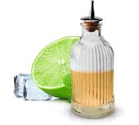 We Can Source It Ltd - Mezclar Liberty Bitters Bottle Large Glass Bar Pub Cocktail Mixology (220 ml)