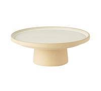 We Can Source It Ltd Oyster Signature Plate 20cm (8"), Round Rustico Stoneware for Desserts, Appetizers, Cakes, Dining, Catering Service, Dishwasher Safe, Microwave Safe