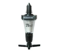 We Can Source It Ltd - Pack of 1 Beaumont Solo Bar Optic Spirit Measures 25ml CE Stamped - Accurate Alcohol Dispenser for Cocktails, Bars, Pubs & Home Use - Non-Drip, Durable & Easy to Install