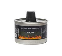 We Can Source It Ltd - Pack of 1 Chafing Fuel Cans - 4 Hour Burn, Non-Flammable Liquid Wick Fuel - Safe, Re-Lightable, Cool-Touch Cans for Bain Maries, Chafing Dishes, Buffets & Catering Events