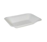 We Can Source It Ltd - Pack of 25 Medium 7"x5" Bagasse Sugarcane Chip Trays with Strong Disposable Design - Ideal for Takeaway, Catering & Street Food - Microwave & Freezer Safe, Durable & Recyclable