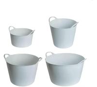 We Can Source It Ltd - Pack of 3 Food Grade 26Ltr White Flexi Bucket
