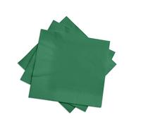 We Can Source It Ltd - Paper Cocktail Napkins/Bar Napkins/Bevnaps - 24cm Square | 2 Ply - Dark Green - 1000 Napkins (4Pack)