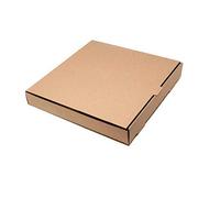 We Can Source It Ltd - Plain Brown Pizza Boxes - Durable 12” Plain Brown Pizza Packaging for Restaurants, Pizzerias, Food Trucks & Home Use - Corrugated Kraft Cardboard Takeout Containers, 100 Pack