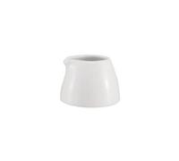 We Can Source It Ltd Porcelain Cream Jug Set 6 X 60Ml Milk Jug Mini Sauce Jug White Coffee Creamer Dishwasher Safe Conic Design
