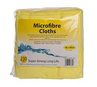 We Can Source It Ltd - Professional Microfibre Cleaning Cloths 230gsm - Ultra-Absorbent, Scratch-Proof Soft Duster Towels - 40x40cm Yellow Cleaning Cloth for Home & Commercial Use - Pack of 1