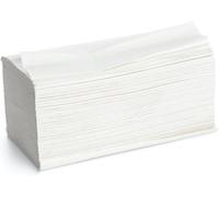 We Can Source It Ltd - Professional Z Fold Paper Towels - White 2 Ply Disposable Soft Absorbent Sheets, and Hygienic Ideal for Individuals, Home, Office or Business (Pack of 1-3000)