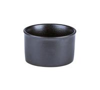 We Can Source It Ltd Ramekins Pack of 12, 170ml - 6oz Black Ceramic Porcelain Oven Safe Soufflé Dishes for Creme Brulee, Pudding, Sauce & Dessert Bowls
