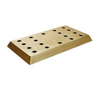 We Can Source It Ltd - Rectangular Brass Effect Drip Tray with Removable Top 16 x 8.75 Inch - Professional Barware Drink Tray - Captures Spills and Overflow - Ideal for Bars, Restaurants, and Home Use