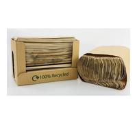 We Can Source It Ltd - Recycled Paper Napkins with Recycled Card Dispenser 33 x 33 cm - Unbleached Paper Napkins for Parties, Cafes, Restaurants - Simple and Practical - Pack of 1000