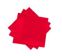 We Can Source It Ltd - Red 2-Ply Paper Napkins 24cm - Cocktail Napkins for Bars, Restaurants, Cafés, Parties & Home - Recyclable Disposable Bar Caddy Napkins - Pack of 250