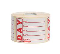 We Can Source It Ltd - Removable Food Storage Safety Day Labels - 1 x Roll of 500 | Food Hygiene Day Labels, Food Rotation Labels, Date Labels