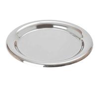 We Can Source It Ltd - Round Stainless Steel Tip Trays 11cm - Durable Bill Presenter with Polished Finish - Ideal for Bars, Restaurants, Hotels - Easy to Clean Serving Tray - Pack of 10