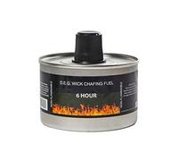 We Can Source It Ltd - Set of 1 Chafing Fuel Cans - 4 Hour Burn, Non-Flammable Liquid Wick Fuel - Safe, Re-Lightable, Cool-Touch Cans for Bain Maries, Chafing Dishes, Buffets & Catering Events