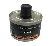 We Can Source It Ltd - Set of 24 Chafing Fuel Cans - 4 Hour Burn, Non-Flammable Liquid Wick Fuel - Safe, Re-Lightable, Cool-Touch Cans for Bain Maries, Chafing Dishes, Buffets & Catering Events