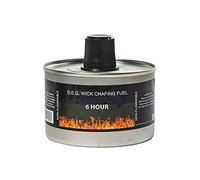 We Can Source It Ltd - Set of 24 Chafing Fuel Cans - 6 Hour Burn, Non-Flammable Liquid Wick Fuel - Safe, Re-Lightable, Cool-Touch Cans for Bain Maries, Chafing Dishes, Buffets & Catering Events