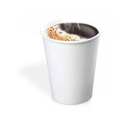 We Can Source It Ltd - Single Wall White Paper Disposable Cups - 4oz Recyclable Paper Cups for Tea, Coffee, Juice, Hot and Cold Drinks - Ideal for Home, Office, Cafes and Events - Pack of 1000