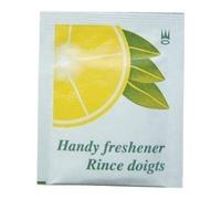 We Can Source It Ltd - Small Lemon Scented Hand Wipes - Individually Wrapped Alcohol Free Freshening Sachets for Restaurants, Takeaways, Cafés, Food Stalls, Festivals and Catering - Pack of 1000