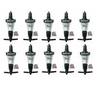 We Can Source It Ltd - Solo Bar Optic Spirit Measures 25ml CE Stamped with Non-Drip Dispenser - Ideal for Bars, Pubs & Home Use - Accurate Pour Control & Easy Installation - Pack of 10